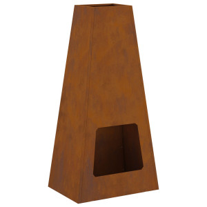 Cuptor Pe Foc 50X35X100 Cm Oțel Rezistent La Intemperii
