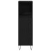 Cabinet De Baie Negru Stejar 30X30X100 Cm Lemn Prelucrat