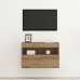 Cabinet De Televizor Cu Lumini Led Stejar Artisan 60X30X40 Cm