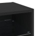 Cabinet Pentru Tv Led Stejar Negru 30X28,5X30 Cm Lemn Tehnologic