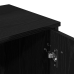 Masă De Machiaj Stejar Negru 86.5 X 35 X 136 Cm Lemn Compozit
