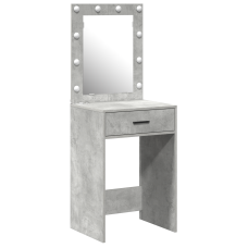 Birou De Toaletă Gri Beton 50 X 41 X 135 Cm Lemn Compozit