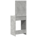 Birou De Toaletă Gri Beton 50 X 41 X 135 Cm Lemn Compozit