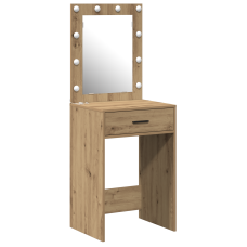 Birou De Toaletă Cu Sertar Stejar Artizanal 50 X 41 X 135 Cm